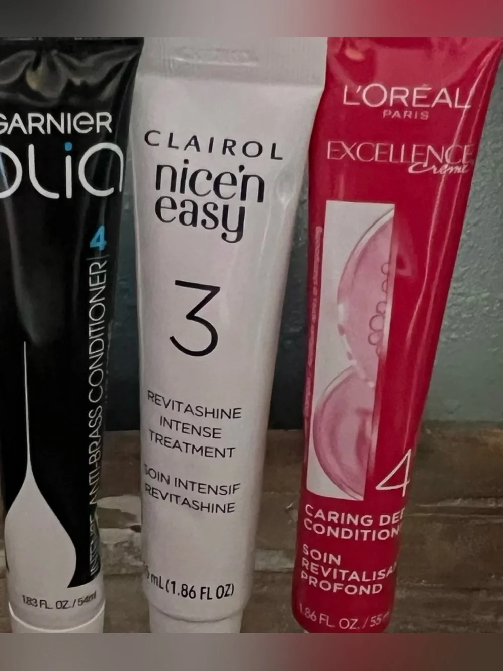 Clairol, Garnier & 2 L’Oreal After Dye Conditioners + Shampoo X’s 4 New Tubes!